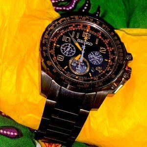 Seiko SSC277 Prospex Chronograph Solar Black Watch